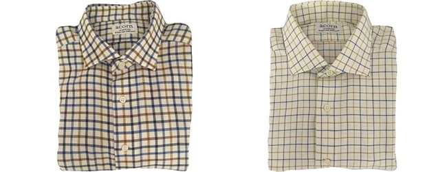 gingham checked shirts