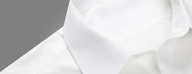 white shirt collar