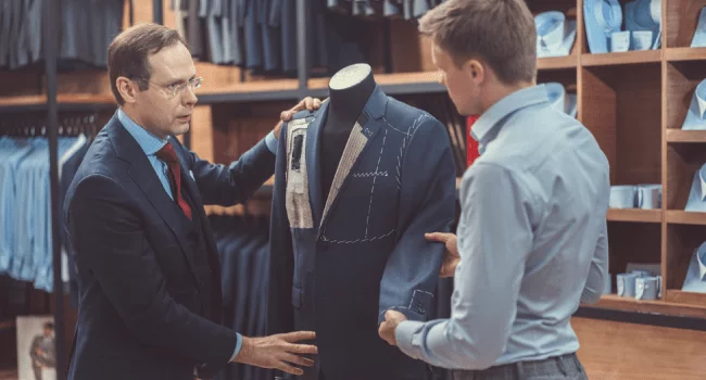 conversation with tailor