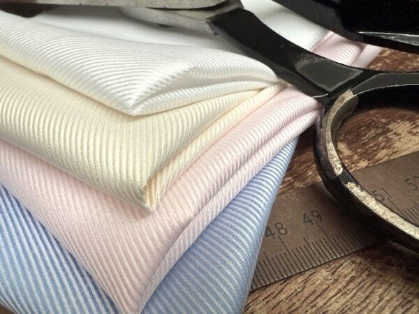 Balmoral twill ecru fabric