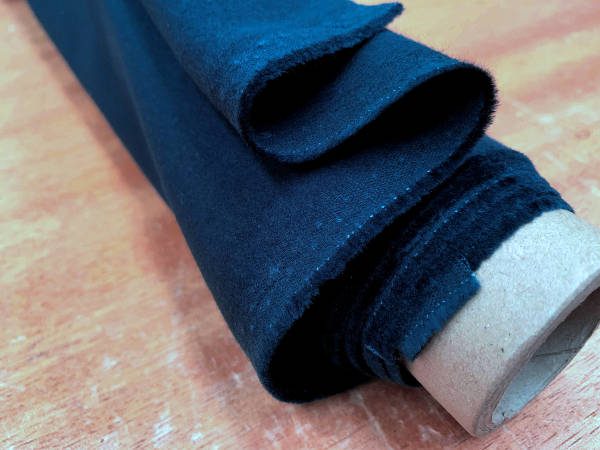 Bronte navy moleskin fabric