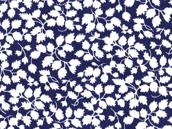 Devonshire 02 blue printed fabric