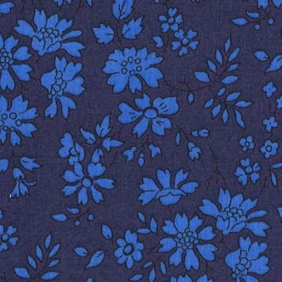 Devonshire 05 indigo printed fabric