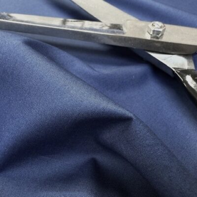 Jubilee plain navy stretch solid fabric