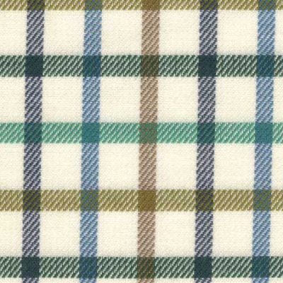 Kendal stag green check fabric