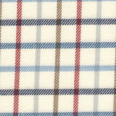 Kendal Turf blue check fabric