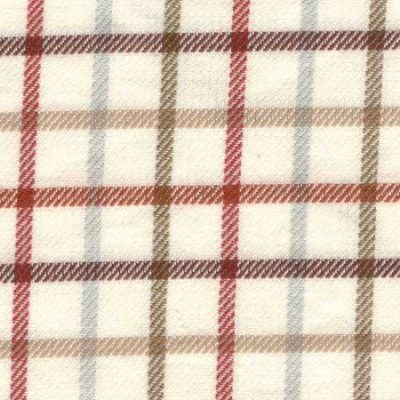 Kendal Turf tan check fabric