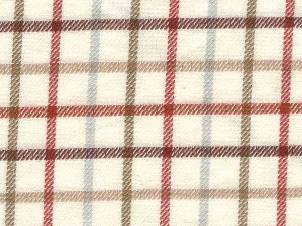 Kendal Turf tan check fabric