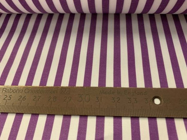 King AP Purple Striped Fabric