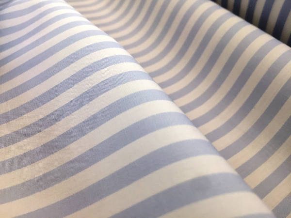 King AP ice blue Striped Fabric