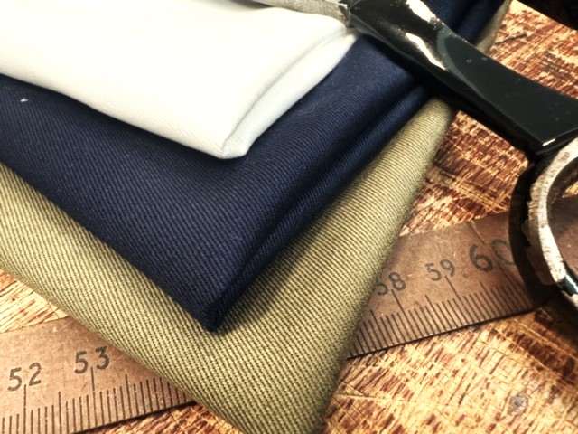 Kingston navy fabric
