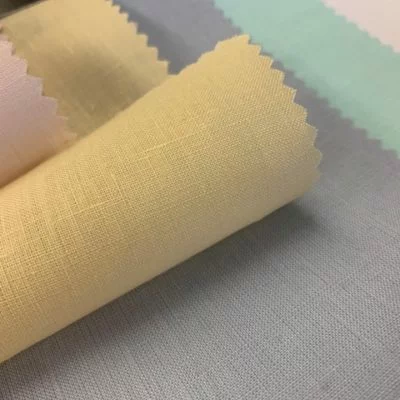 Linen Plain Cream Fabric