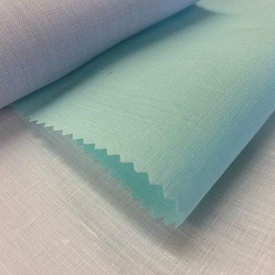 Linen Plain Mint Fabric
