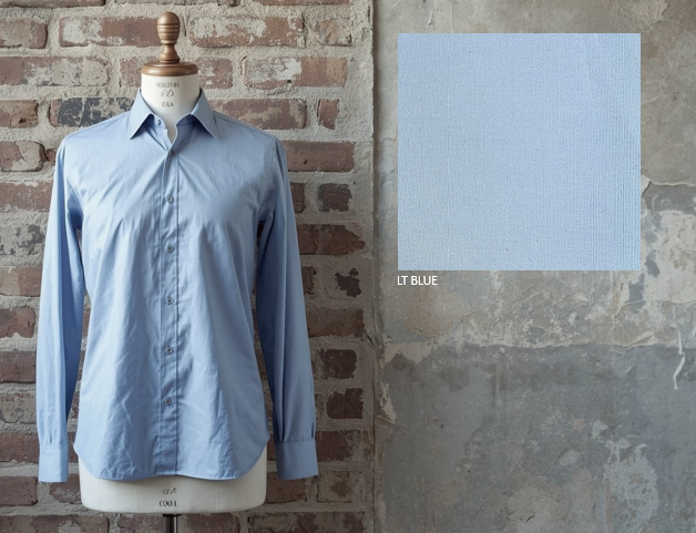 Monarch plain light blue solid fabric