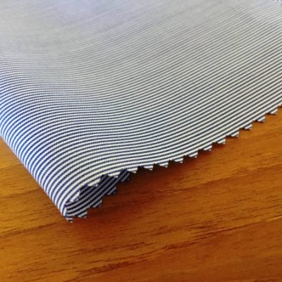 Windsor 2/140’s GE Navy Striped Fabric