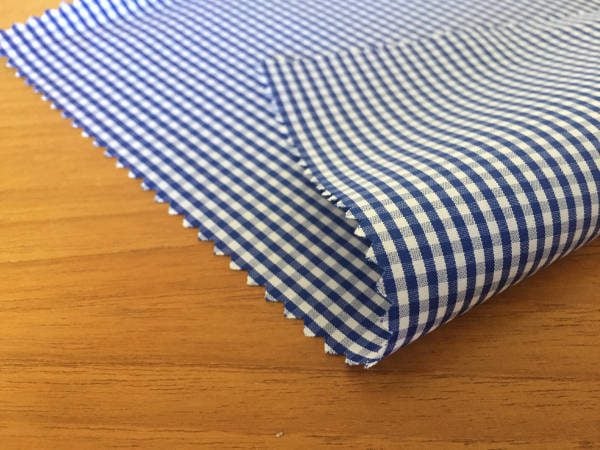 Windsor 2/140’s GH Navy checked Fabric