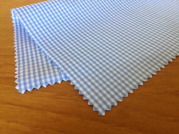 Windsor 2/140’s HH Sky checked fabric