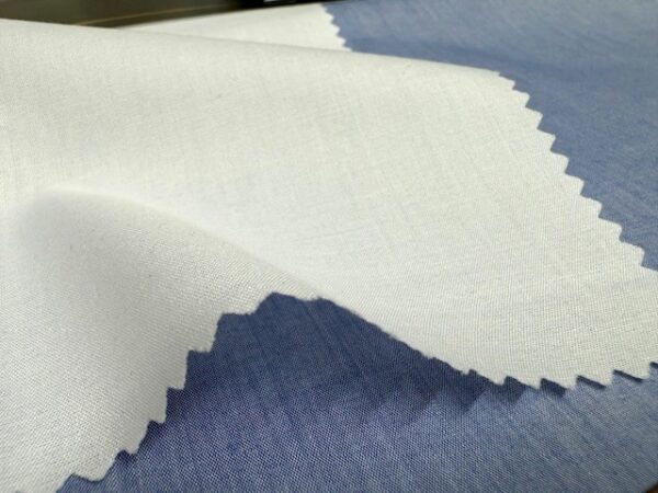 Zephyr plain white solid fabric