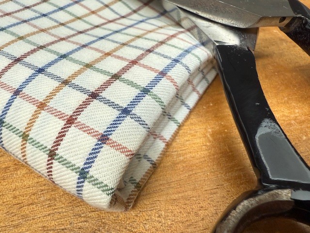 Fife 30 Tan Check Fabric