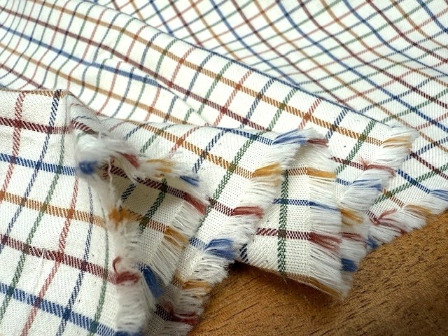 Fife 30 Tan Check Fabric