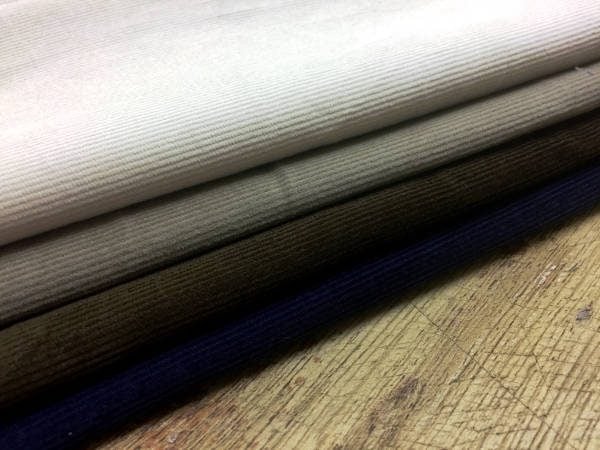 Haworth stone babycord fabric