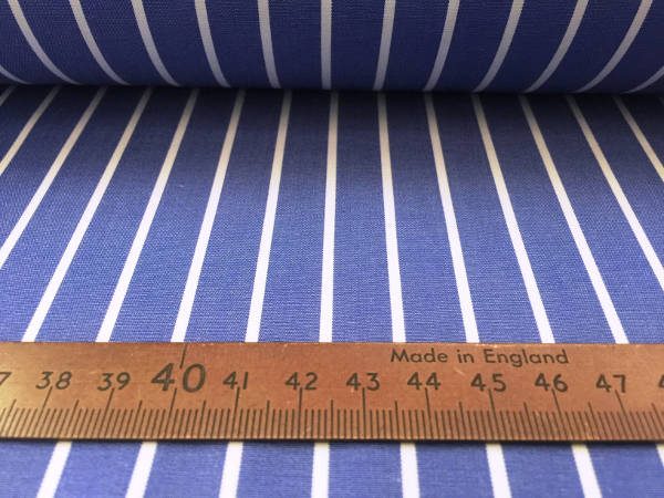 King TF blue Striped Fabric