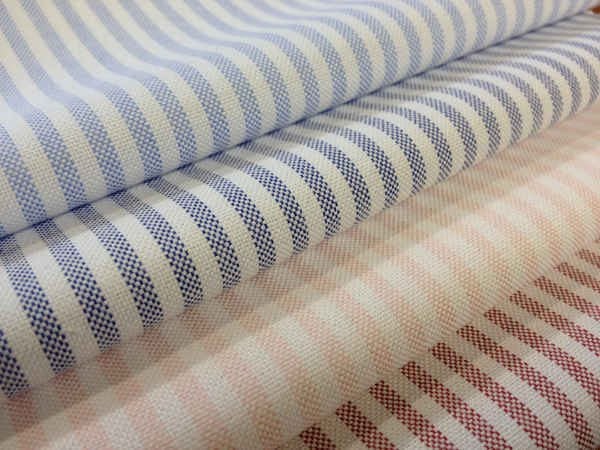 Oxford Bengal Sky Striped Fabric