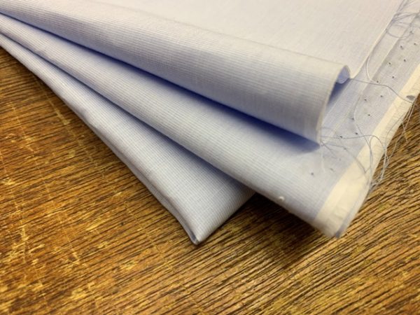 King EE ice blue solid fabric