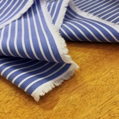 EZ King FJ Blue Striped Fabric