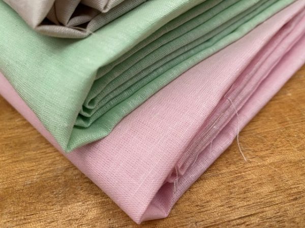 Aruba Plain Pink Cotton & Linen Fabric