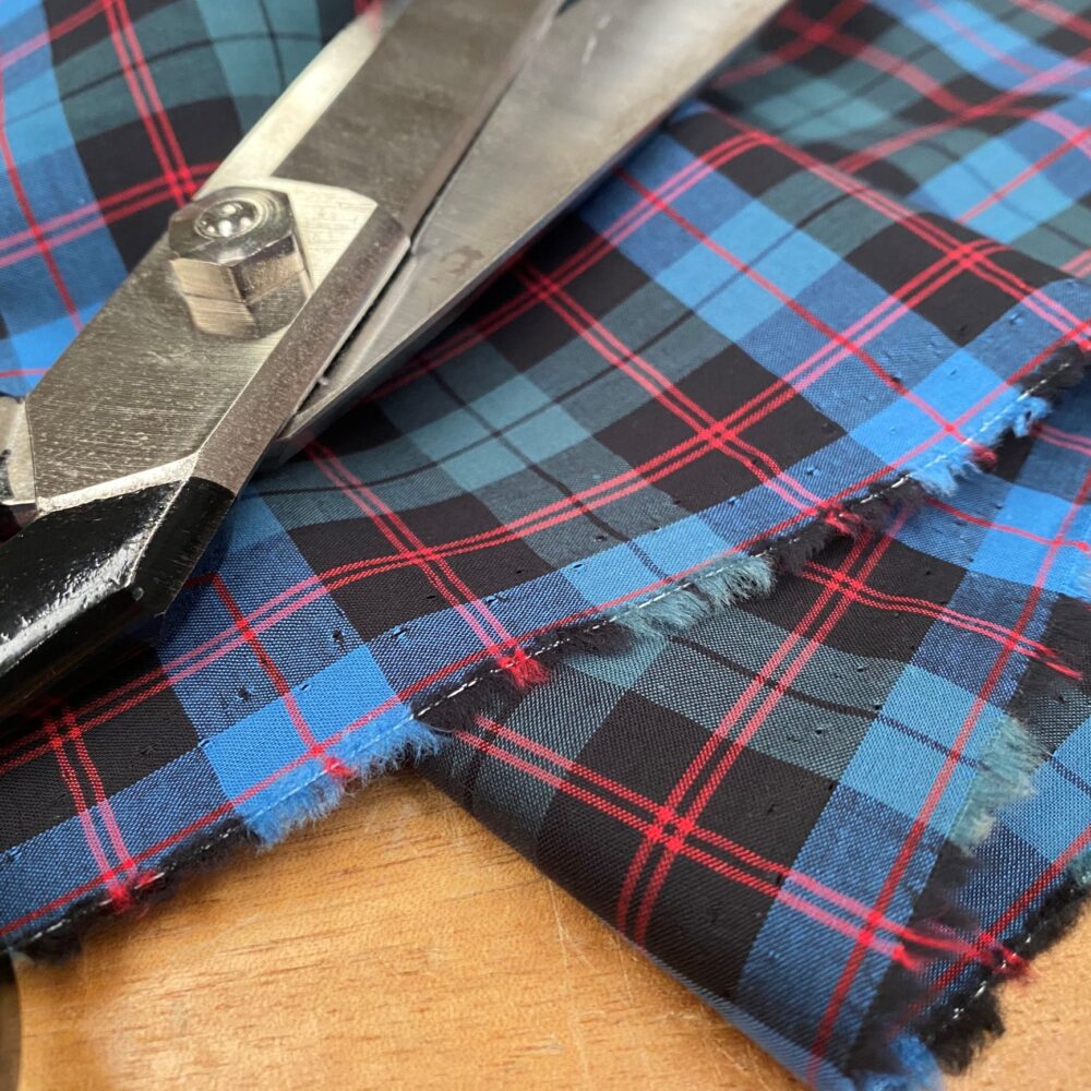 Tartan Fabrics Lightweight 100 Cotton Tartan Fabric Acorn UK