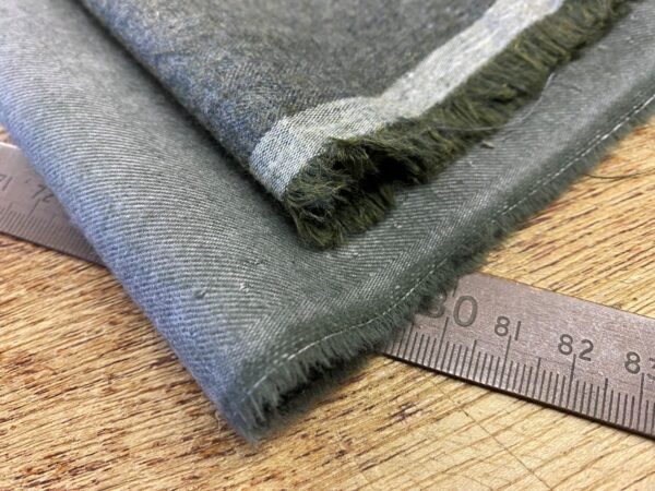 Sterling plain sage brushed cotton fabric