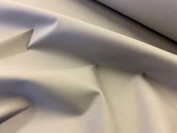 Jubilee silver stretch solid fabric