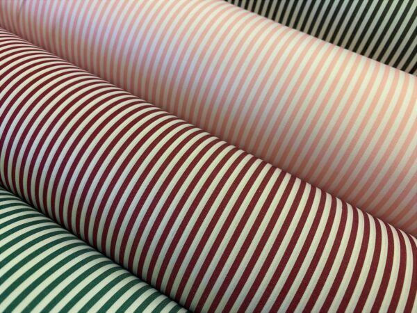 Windsor 2/140’s HC pink Striped Fabric