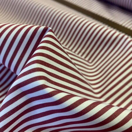 Windermere 2/120’s HC wine Striped Fabric