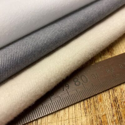 Sterling plain camel brushed cotton fabric