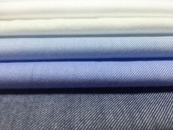 Fife plain cream brushed cotton fabric