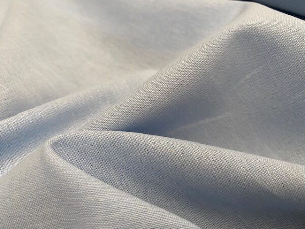 Chambray plain sky panama weave fabric
