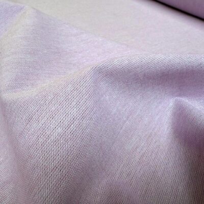 Chambray lilac panama weave fabric