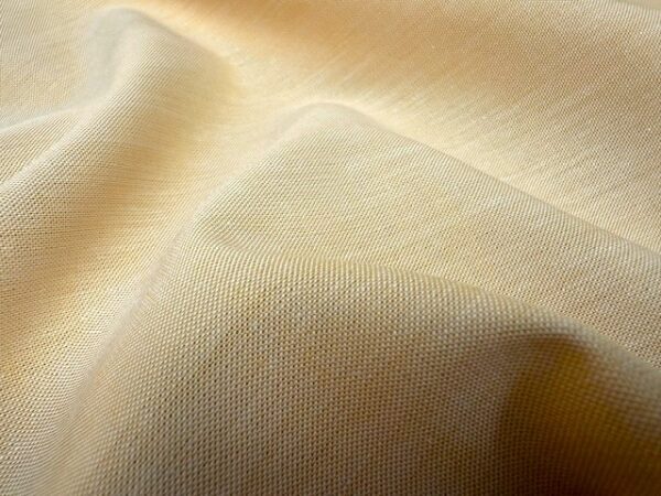 Chambray yellow panama fabric