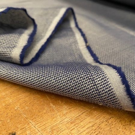 Aero navy panama mesh fabric
