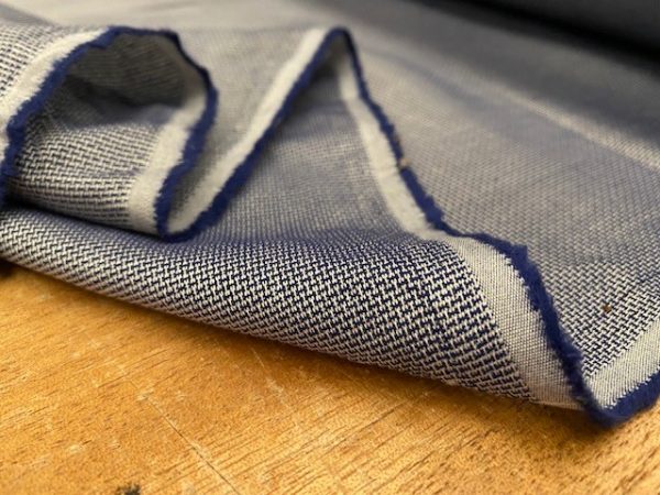 Aero navy panama mesh fabric