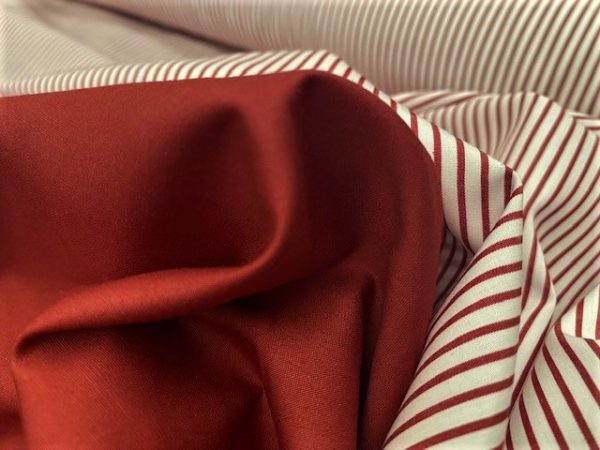 Monarch plain ruby solid fabric