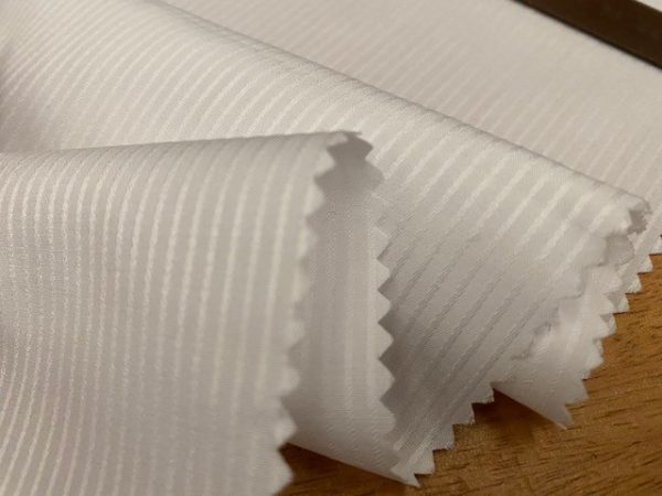 Tudor 101 white dobby fabric