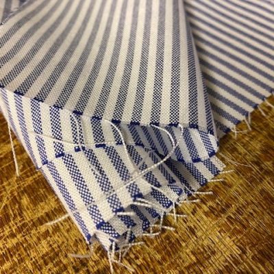 Oxford Bengal Marine Striped Fabric