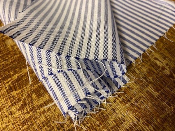 Oxford Bengal Marine Striped Fabric