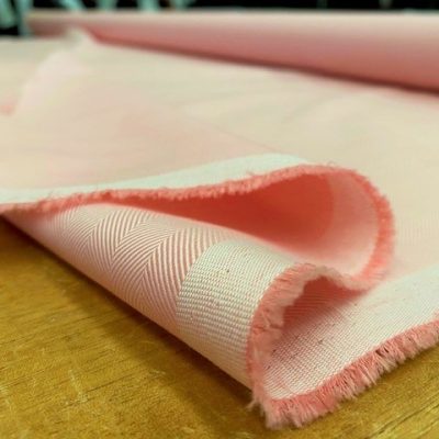 Balmoral 230 bright pink herringbone fabric