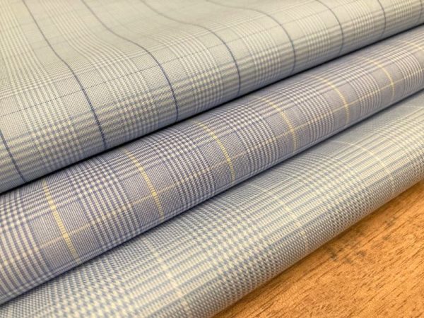 Kent Wales blue twill fabric