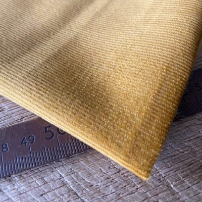 Haworth gold babycord fabric