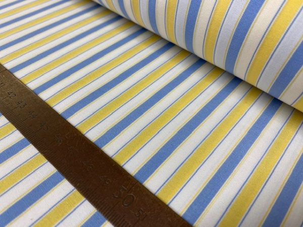 36″ Grange HO yellow striped fabric